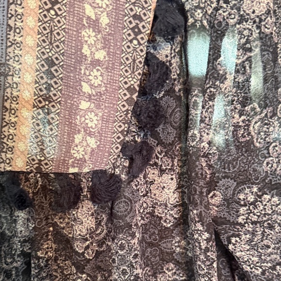 Knox‎ Rose Mauve and Lavender Boho Blouse - Picture 4 of 5